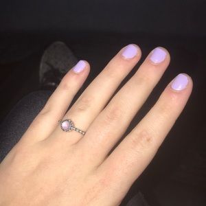 Birthstone Pandora Ring